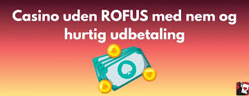 Online Casinoer Uden ROFUS Spil Uden Begrænsninger